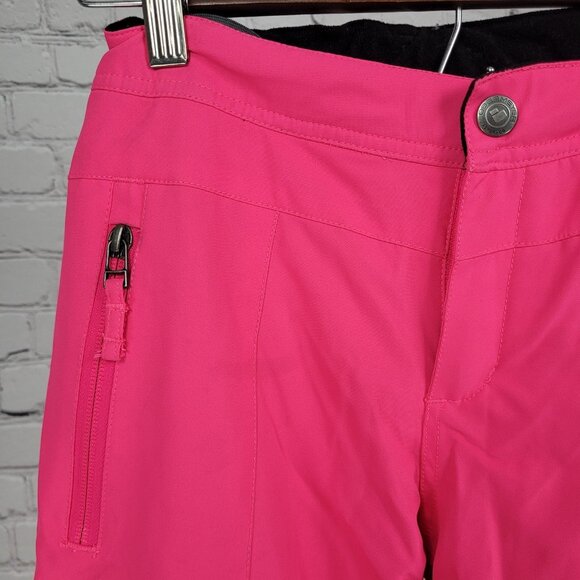 Obermeyer Pink Extended Wear System Adjustable Waist Snow Ski Pants Size M 10-12 - Picture 9 of 16